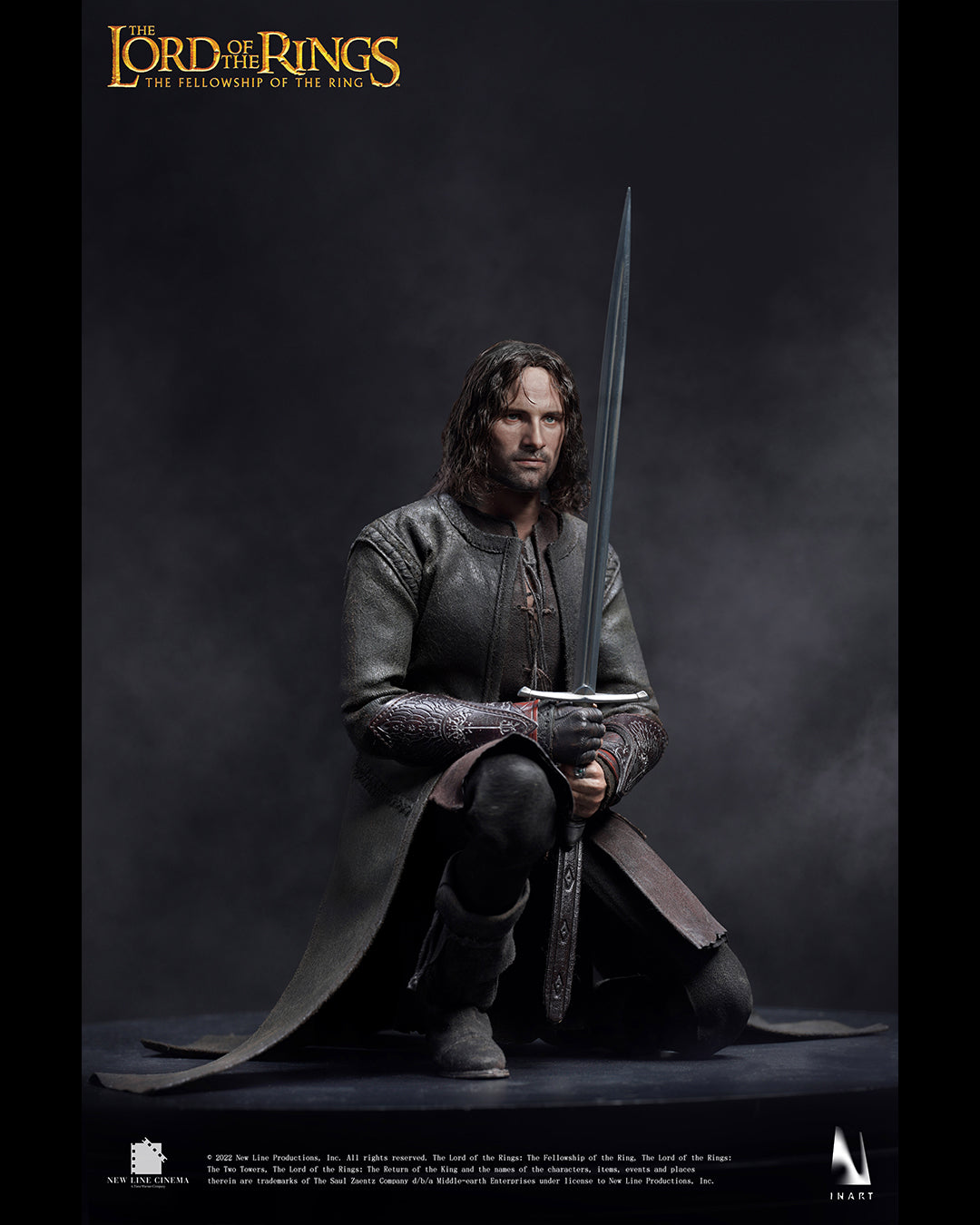 INART The Lord of the Rings: The Fellowship of the Ring - Aragorn 1/6 Collectible Figure (Deluxe Version) (Rooted Hair)