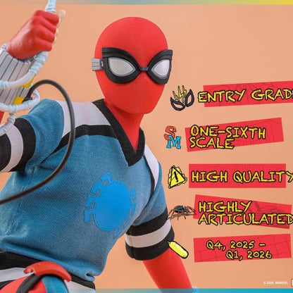 Hot Toys HONO Studio HS07 Your Friendly Neighborhood Spider-Man - Spider-Man (Homemade Suit) Action Figure
