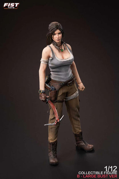 Pre-Order Fist Toys FIST-003 - Jungle Huntress 1/12 Scale Action Figure (Large Bust Version (B))