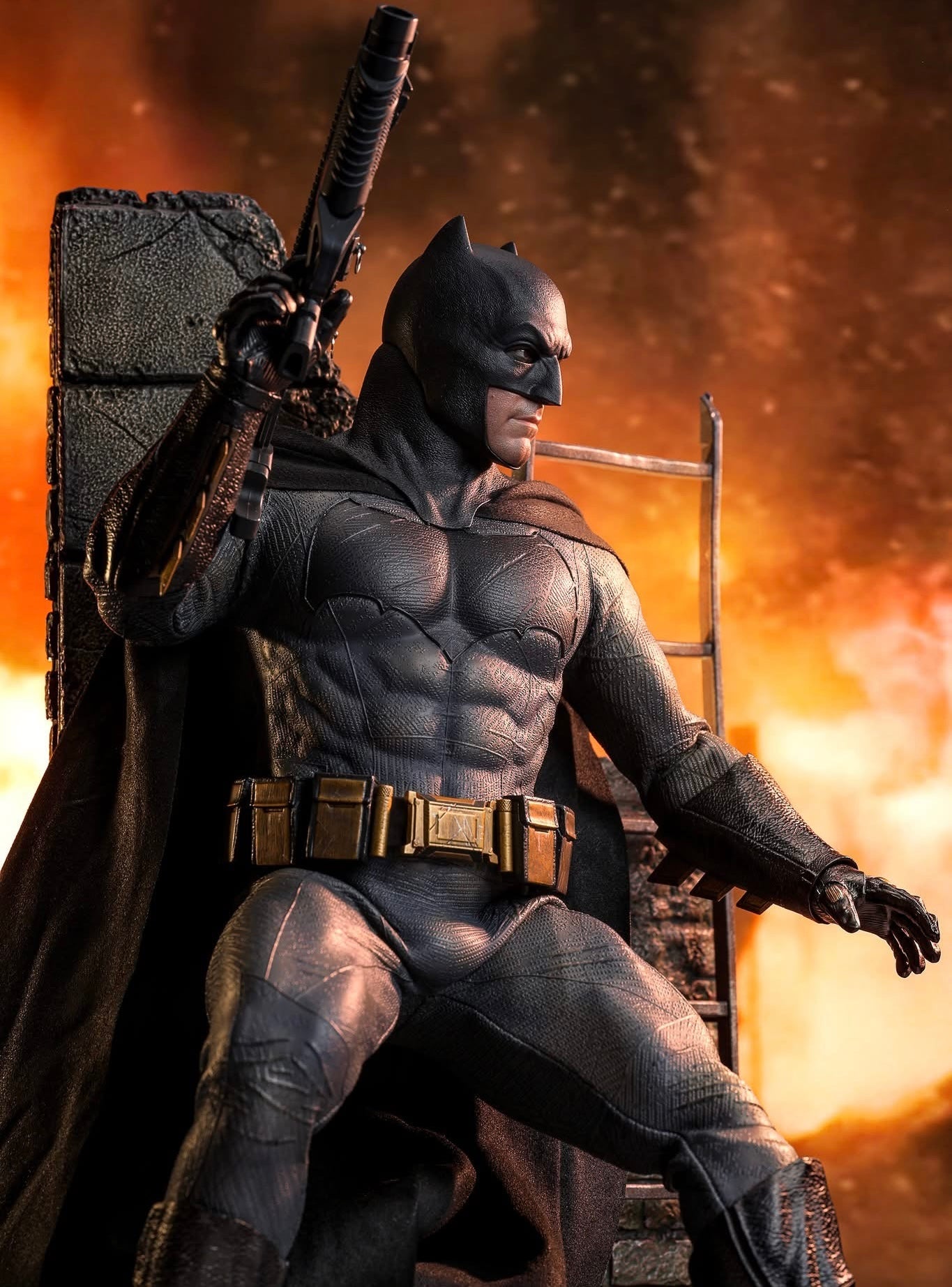 Hot Toys MMS732 Batman v Superman: Dawn of Justice - 1/6th scale Batman (2.0) Collectible Figure (Deluxe Version)