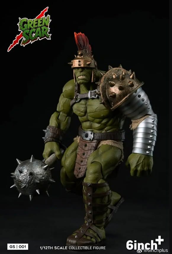 6 Inch+ GS001 - 1/12 Green Scar Action Figure