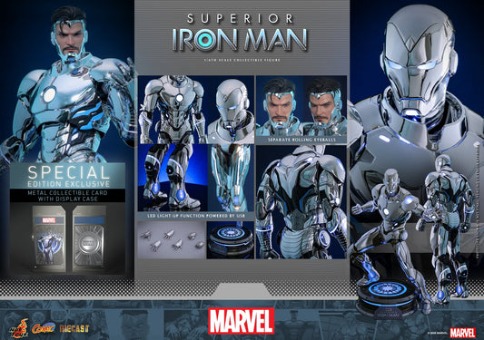 Hot Toys CMS026D73B Marvel Comics - 1/6th scale Superior Iron Man Collectible Figure (Special Edition)