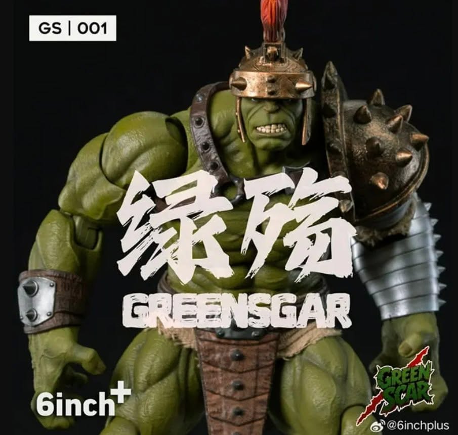 6 Inch+ GS001 - 1/12 Green Scar Action Figure