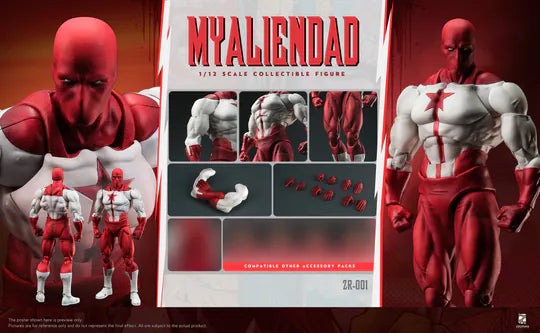 ZOOMRIG - MYALIENDAD 1/12 Action Figure (ZR-001) + Accessory Pack (TN-001)