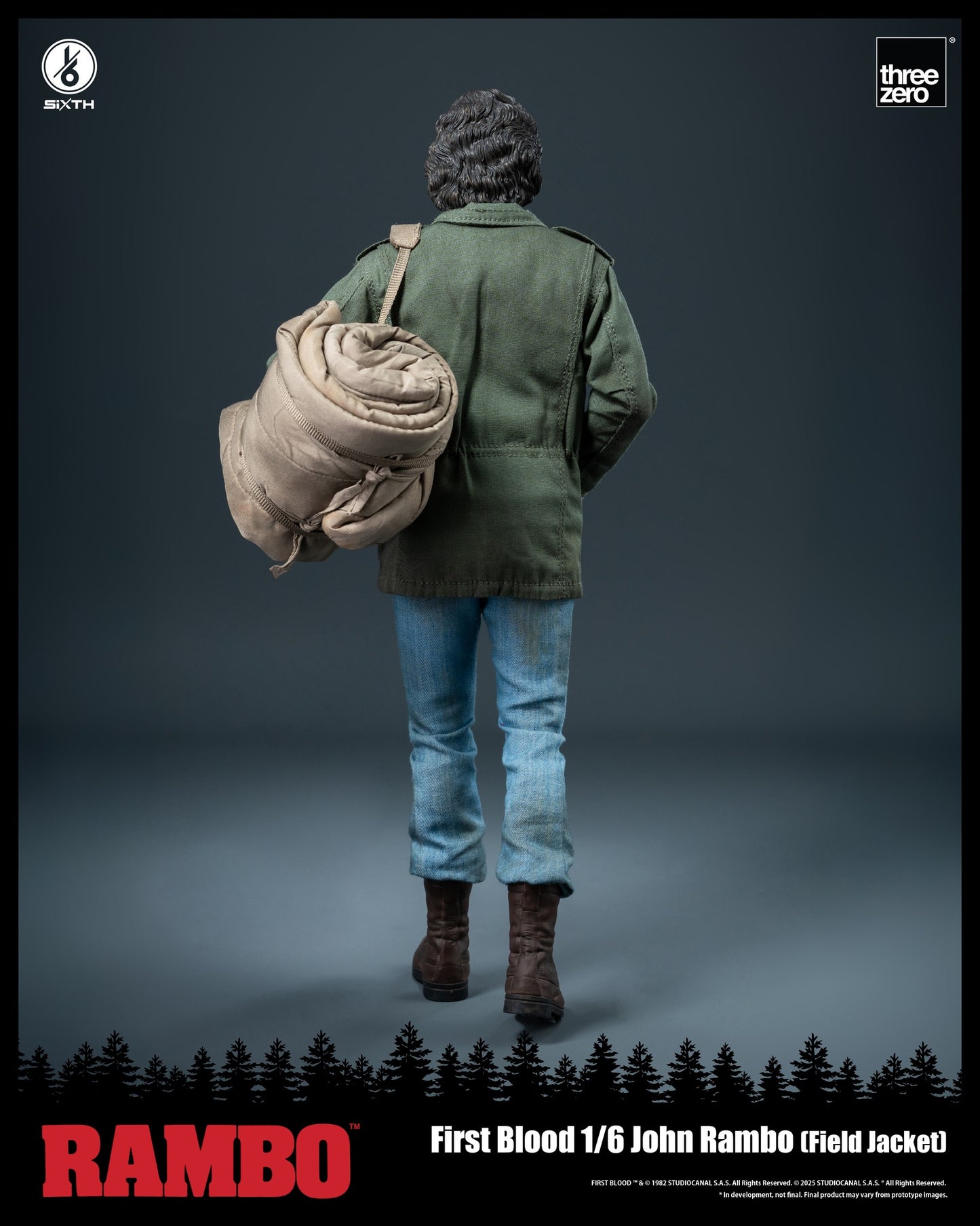 threezero Rambo: First Blood - 1/6 John Rambo (Field Jacket) Collectible Figure