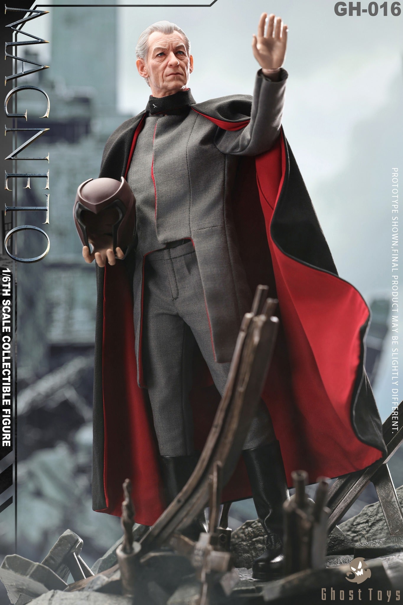 Pre-Order Ghost Toys GH-016 - Old Magneto 1/6 scale Action Figure