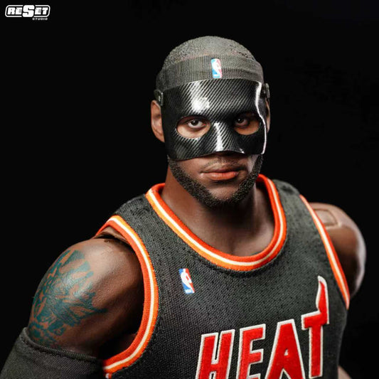 ResetStudio - Collector's Edition [Possessive Eyes] Miami Heat Black Mask LeBron James 1/6 Scale Collector's Edition Action Figure
