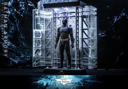 Hot Toys MMS702 The Dark Knight Rises - 1/6th scale Batman Armory with Bruce Wayne Collectible Set