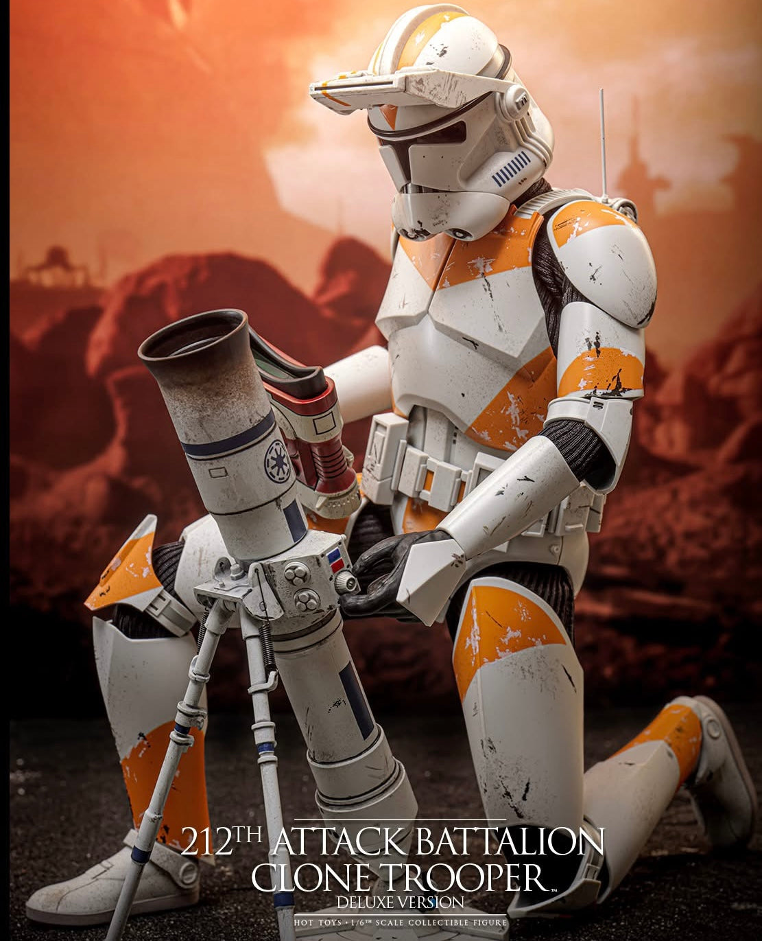 Hot Toys MMS852 Star Wars: Revenge of the Sith - 1/6th scale 212th Attack Battalion Clone Trooper Collectible Figure (Deluxe Version)