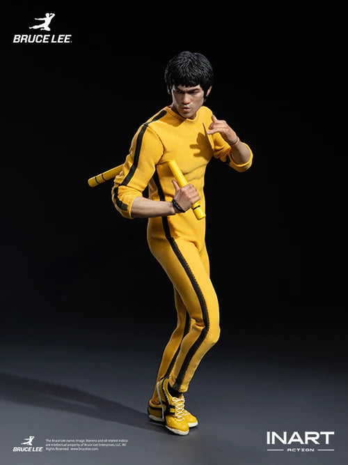 Pre-Order INART Action Gy A036 - Bruce Lee (Yellow Jumpsuit) 1/12 Action Figure