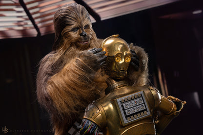 Hot Toys MMS766 Star Wars: Episode V The Empire Strikes Back - 1/6th scale Chewbacca with Disassembled C-3PO Collectible Figure