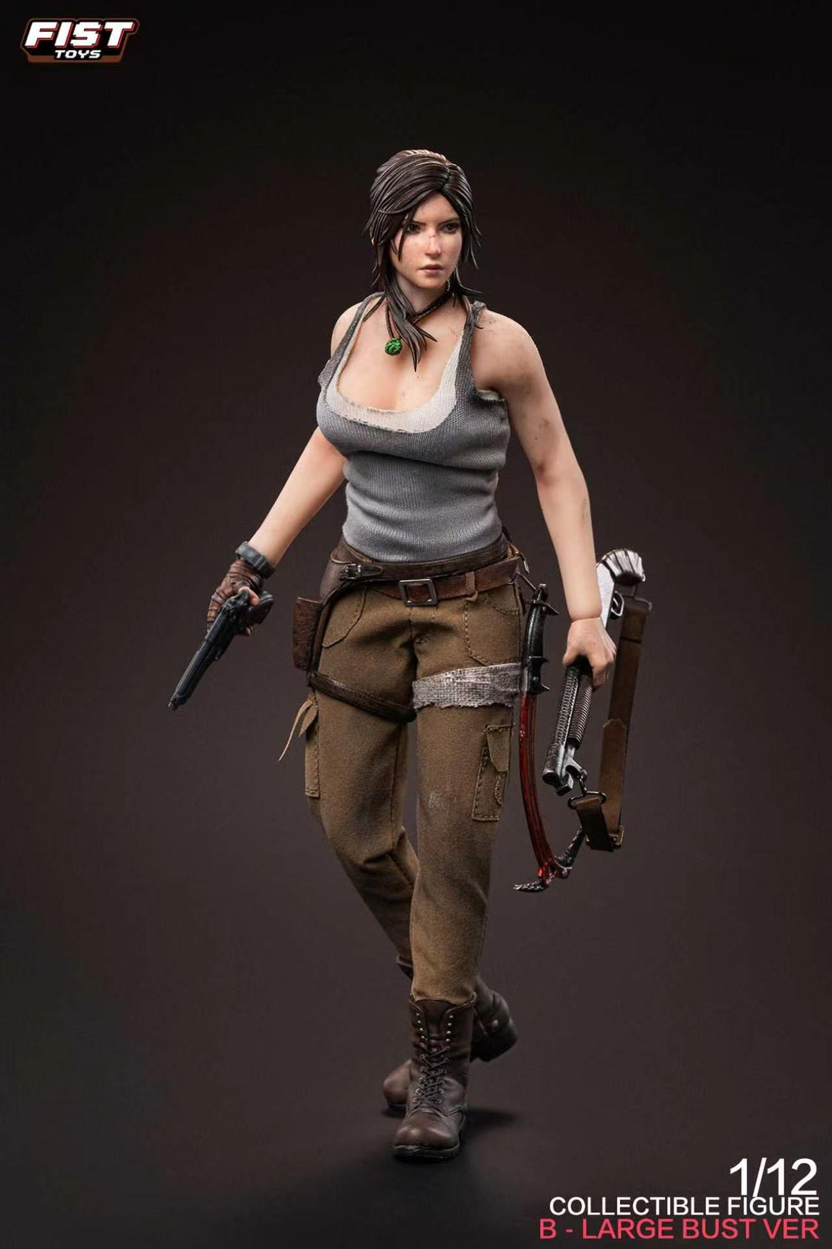 Pre-Order Fist Toys FIST-003 - Jungle Huntress 1/12 Scale Action Figure (Large Bust Version (B))