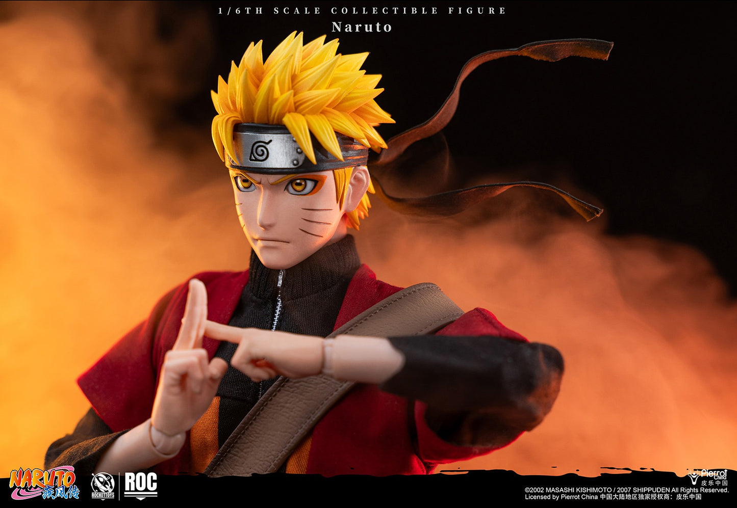 Pre-Order Rocket Toys ROC-011 - Naruto Uzumaki Sage Mode 1/6 scale Collectible Figure