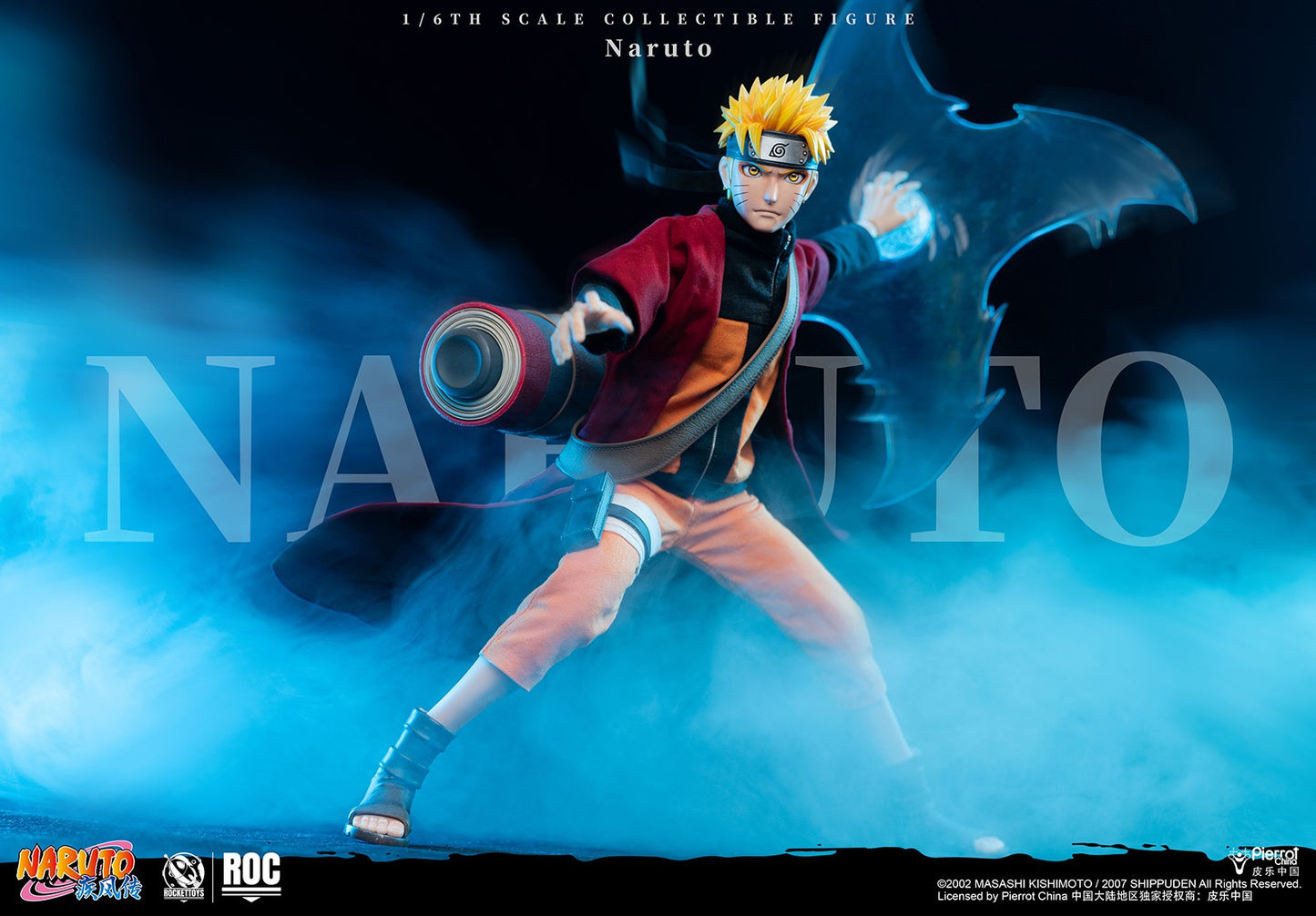 Pre-Order Rocket Toys ROC-011 - Naruto Uzumaki Sage Mode 1/6 scale Collectible Figure