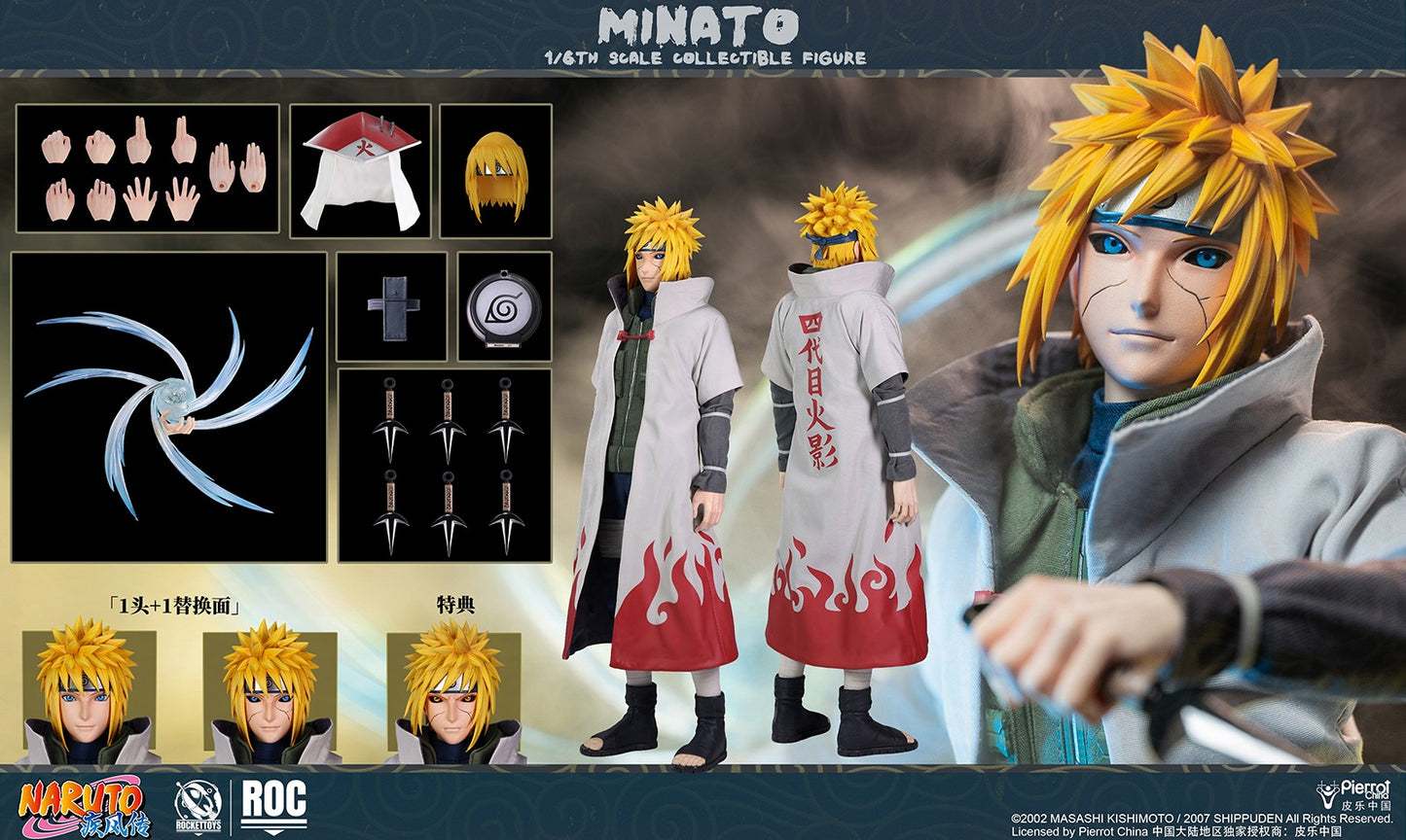 Pre-Order Rocket Toys ROC-015 - Minato Namikaze (Fourth Hokage Version) 1/6 scale Collectible Figure