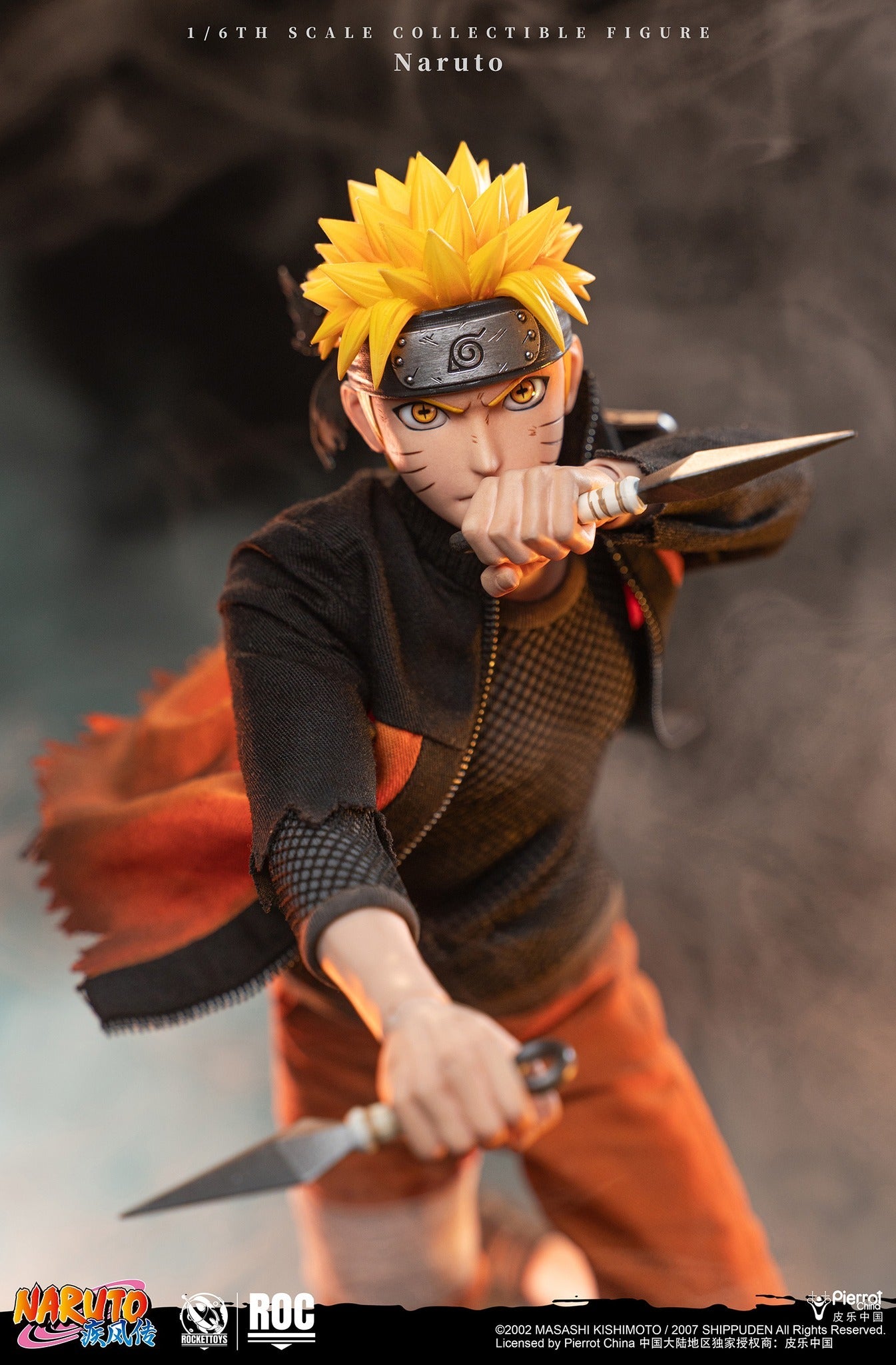 Pre-Order Rocket Toys ROC-012 - Naruto Uzumaki Battle Damaged Version 1/6 scale Collectible Figure
