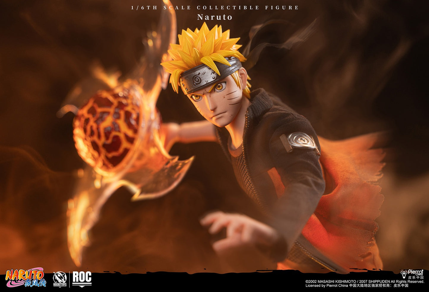 Pre-Order Rocket Toys ROC-012 - Naruto Uzumaki Battle Damaged Version 1/6 scale Collectible Figure
