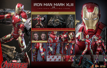 Pre-Order Hot Toys MMS866D81 Avengers Age of Ultron - 1/6th scale Iron Man Mark XLIII (2.0) (Deluxe Version) Collectible Figure