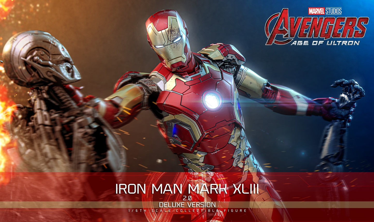 Pre-Order Hot Toys MMS866D81 Avengers Age of Ultron - 1/6th scale Iron Man Mark XLIII (2.0) (Deluxe Version) Collectible Figure