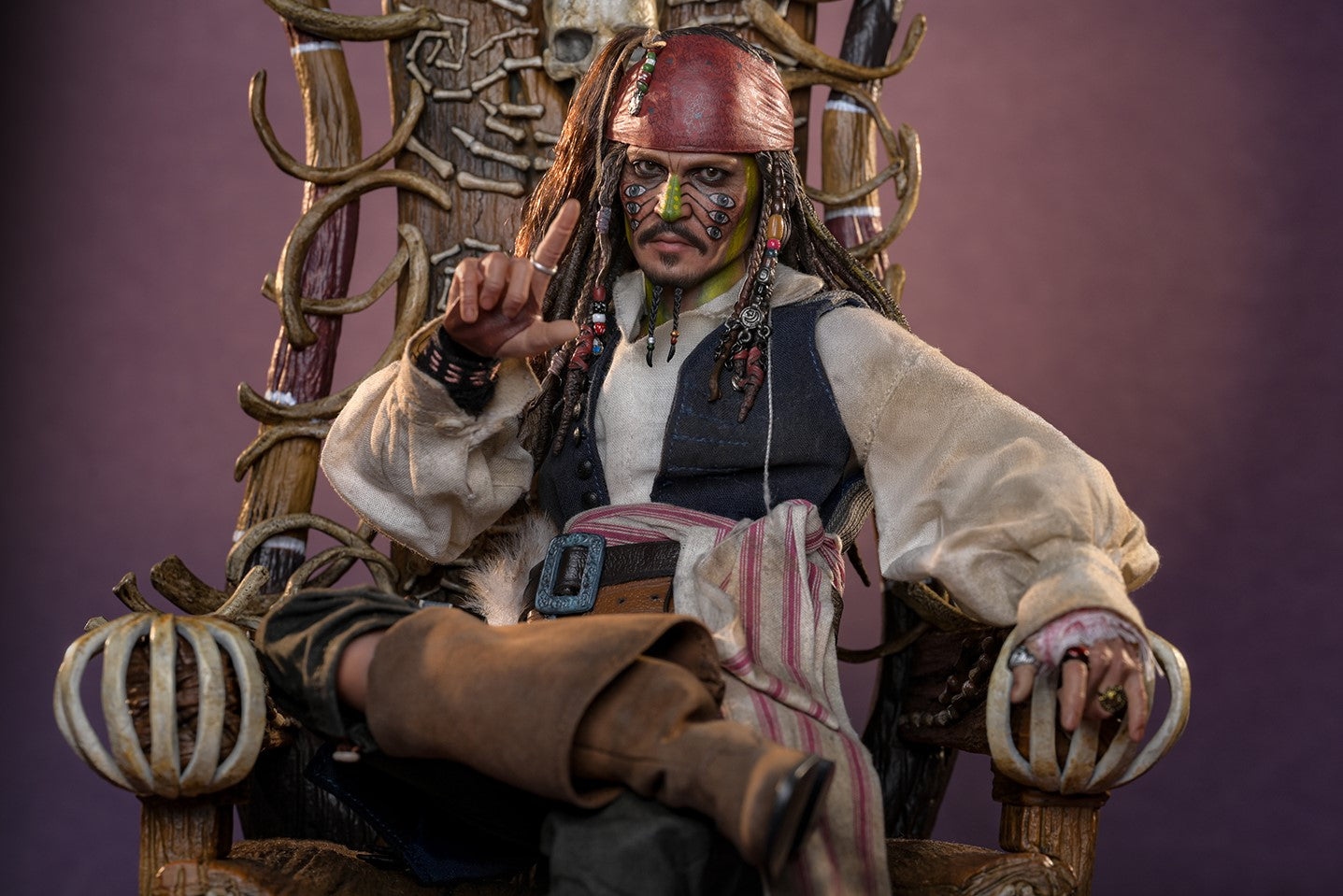 Pre-Order Hot Toys DX48 Pirates of the Caribbean: Dead Man's Chest - 1/6th scale Pelegostos Chief Jack Sparrow Collectible Figure