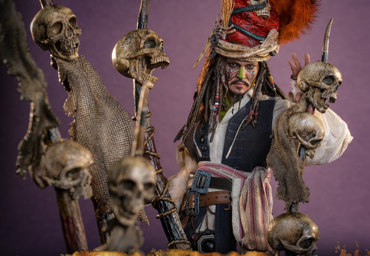 Pre-Order Hot Toys DX48 Pirates of the Caribbean: Dead Man's Chest - 1/6th scale Pelegostos Chief Jack Sparrow Collectible Figure