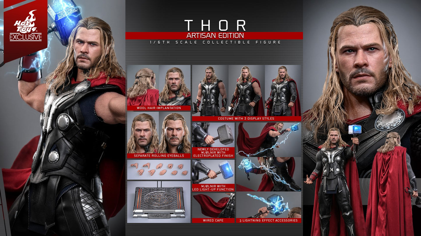 Pre-Order Hot Toys MMS867AE Avengers: Age of Ultron - 1/6th scale Thor Collectible Figure (Artisan Edition) [Hot Toys Exclusive]