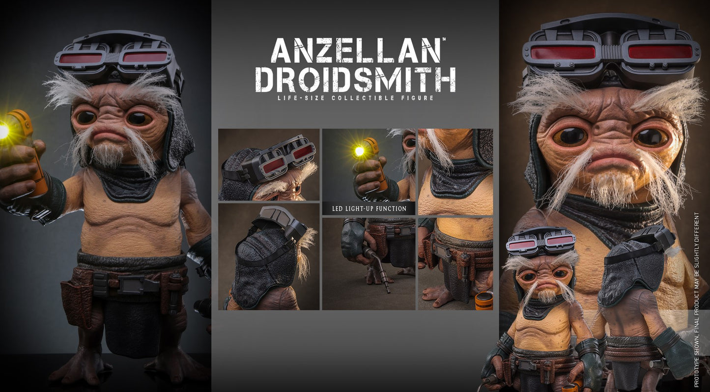 Hot Toys LMS017 Star Wars: The Mandalorian & Grogu - Anzellan Droidsmith Life-Size Collectible Figure