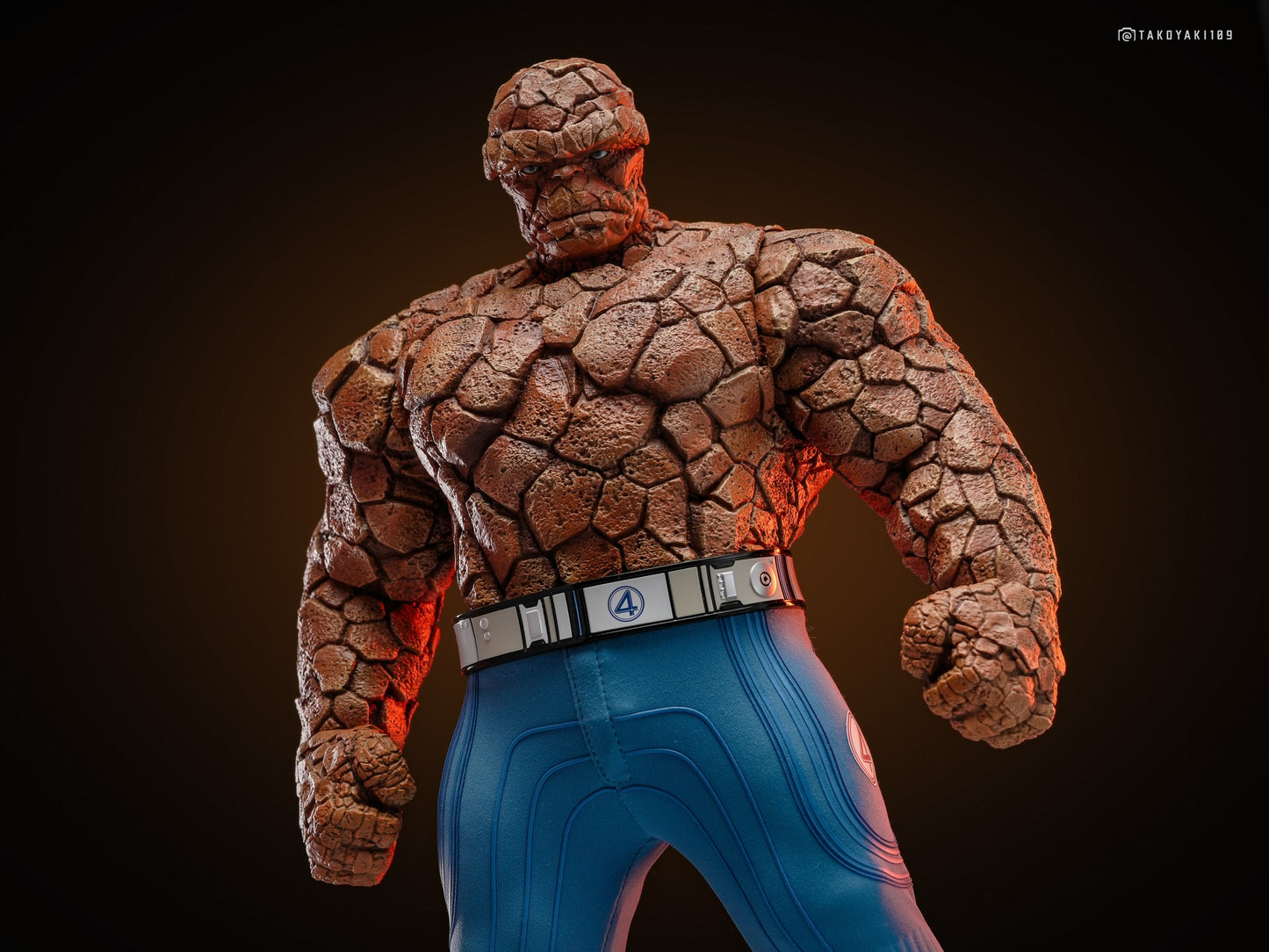 Hot Toys MMS813B The Fantastic Four: First Steps - 1/6th scale The Thing Collectible Figure (Special Edition)