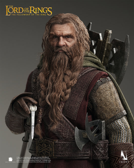 Pre-Order INART The Lord of the Rings: The Fellowship of the Ring – Gimli 1/6 scale Collectible Figure
