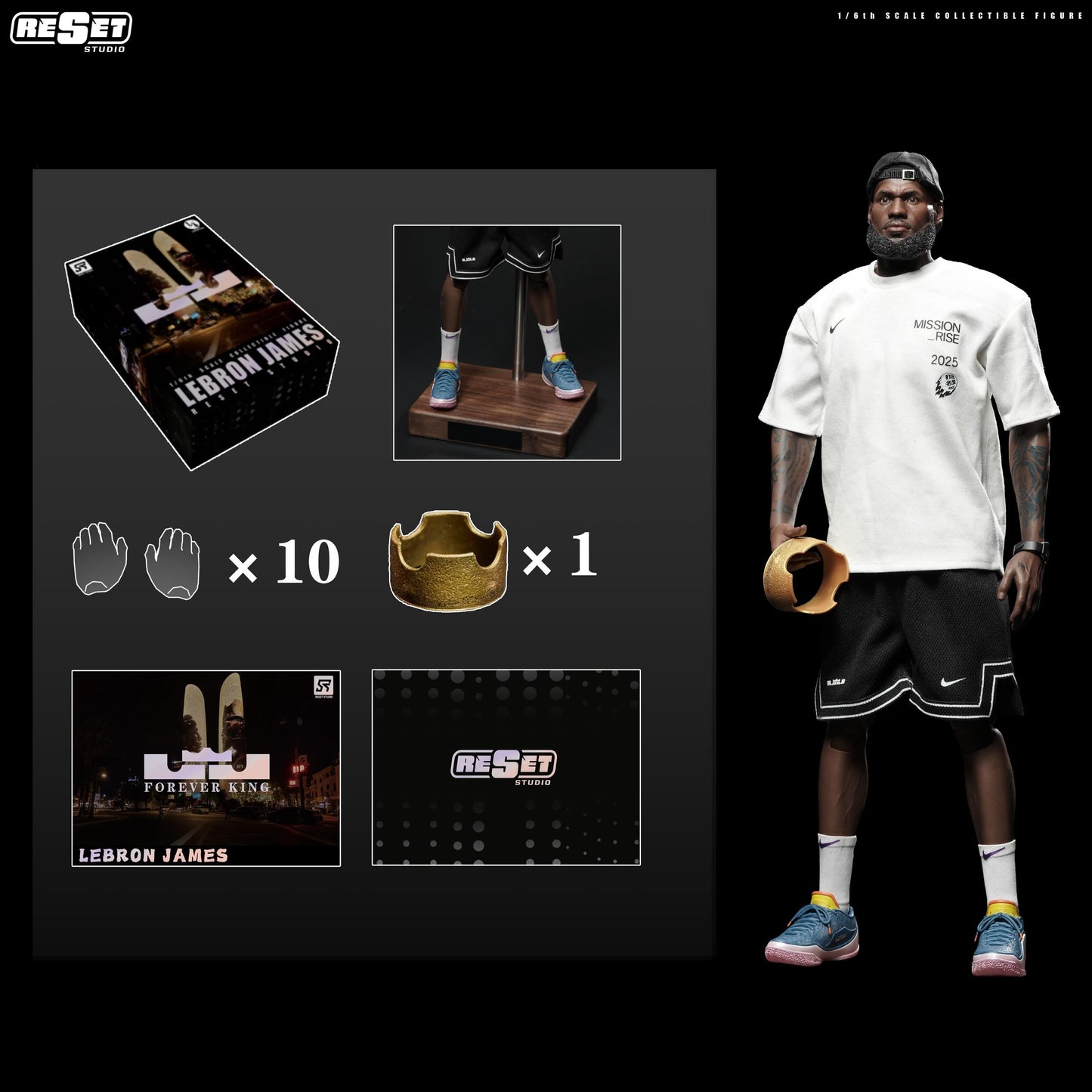 Pre-Order ResetStudio - LeBron James China Tour 1/6 Scale Collector‘s Edition Action Figure