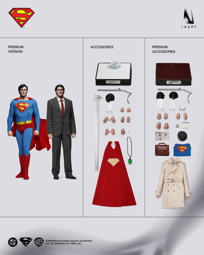 Pre-Order INART Superman (1978) - Superman 1/6 scale Collectible Figure (Premium Edition 2-Pack)