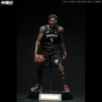 Pre-Order ResetStudio - Minnesota Timberwolves Anthony Edwards 1/6 Scale Collector‘s Edition Action Figure