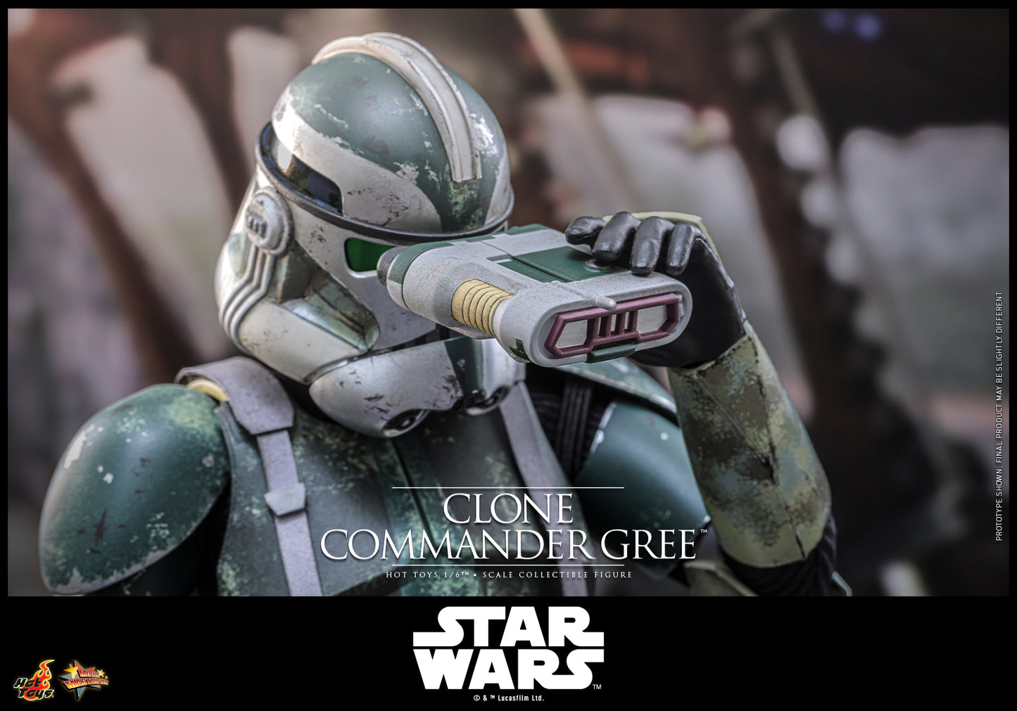 Pre-Order Hot Toys MMS877 Star Wars: Revenge of the Sith - 1/6th scale Clone Commander Gree Collectible Figure