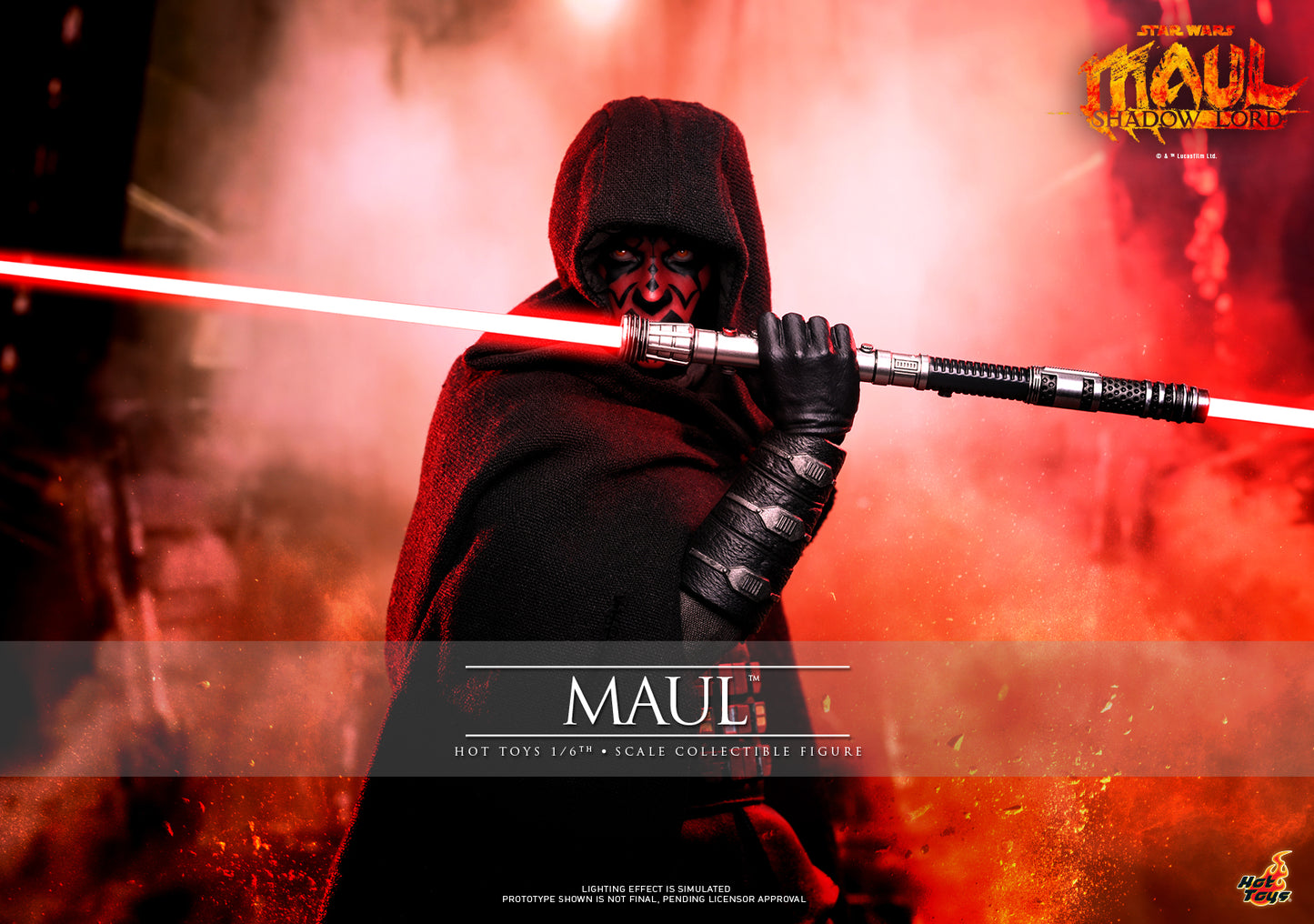 Pre-Order Hot Toys TMS187 Star Wars: Maul - Shadow Lord - 1/6th scale Maul Collectible Figure