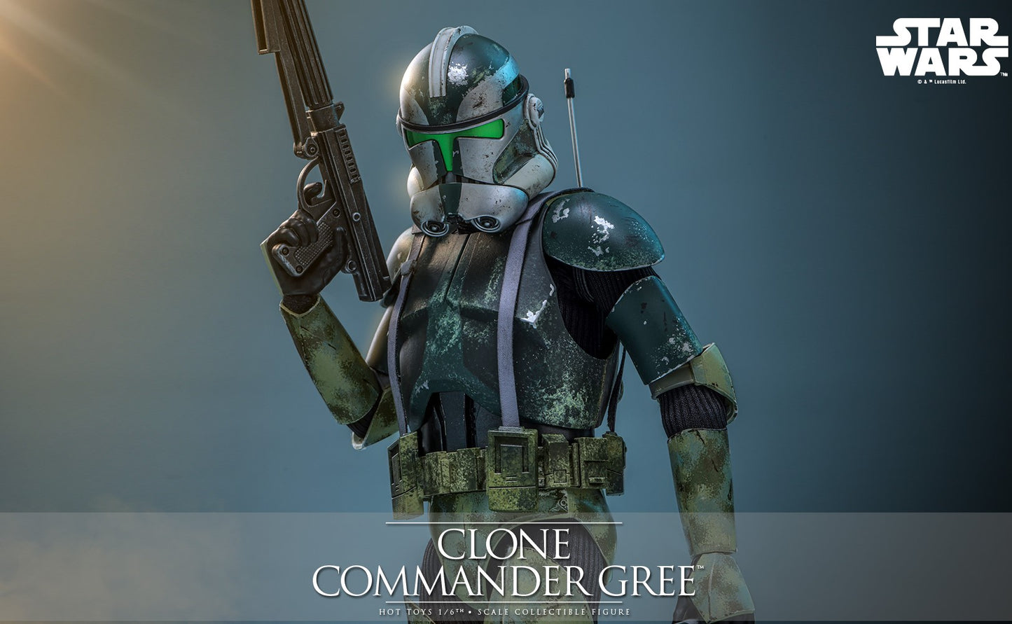 Pre-Order Hot Toys MMS877 Star Wars: Revenge of the Sith - 1/6th scale Clone Commander Gree Collectible Figure