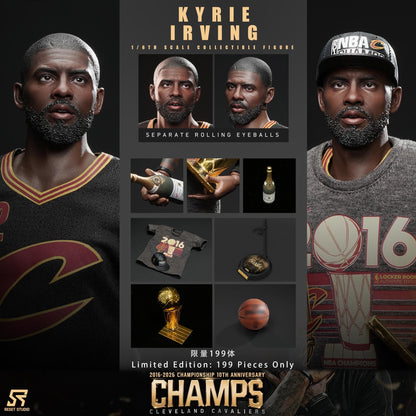 Pre-Order ResetStudio - Cleveland Cavaliers - Kyrie Irving "Championship Edition" 10th Anniversary 1/6 Scale Collectible Action Figure Set