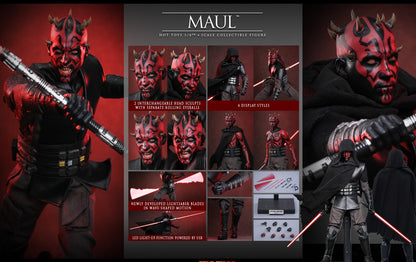 Pre-Order Hot Toys TMS187 Star Wars: Maul - Shadow Lord - 1/6th scale Maul Collectible Figure