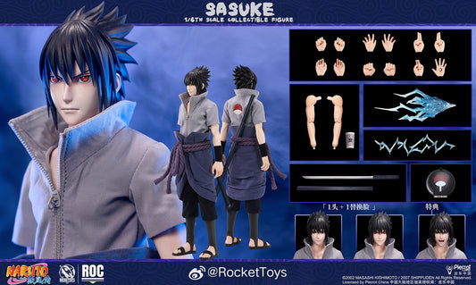 Pre-Order Rocket Toys ROC-017 - 1/6 scale Sasuke Uchiha Collectible Figure (Standard Version)