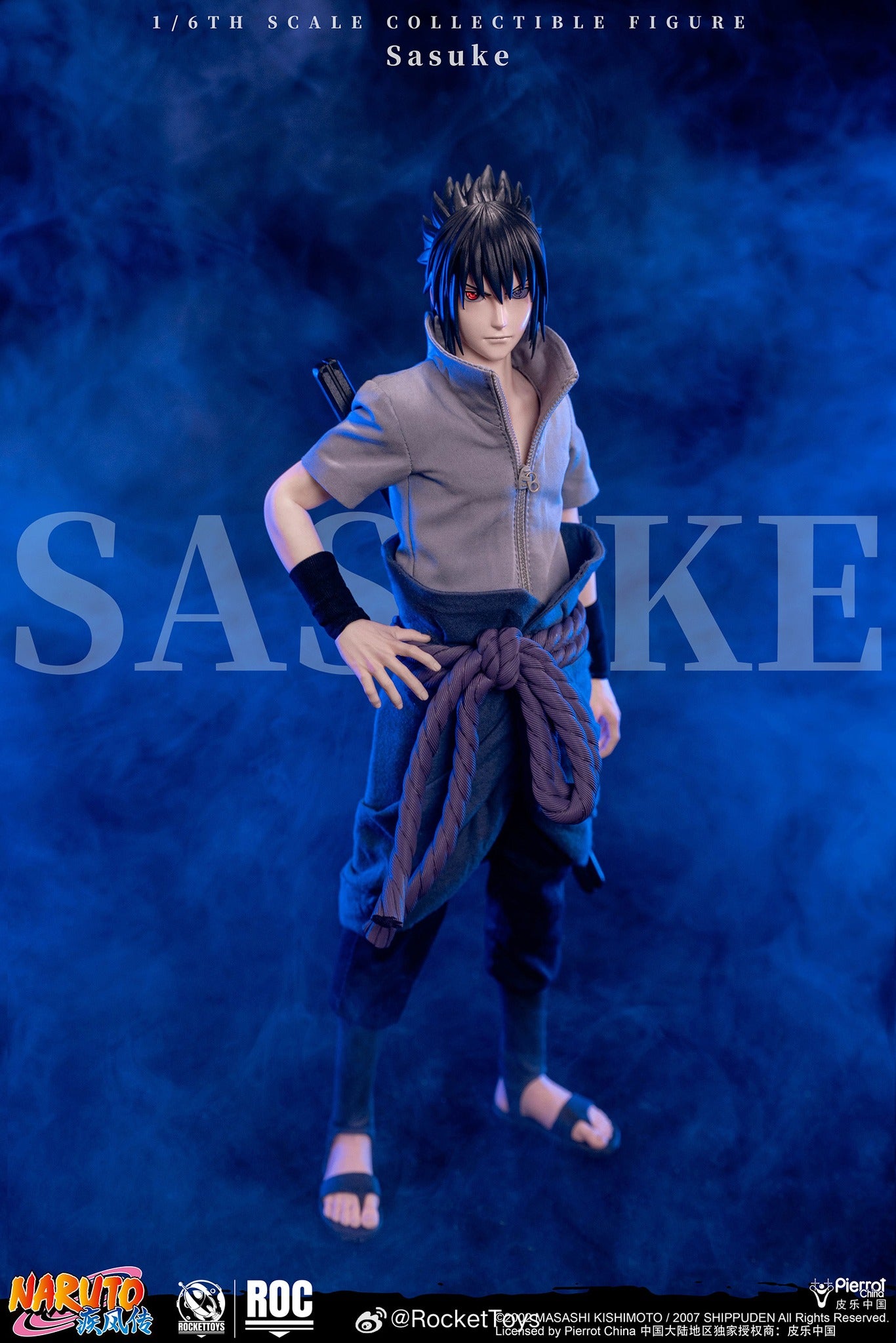 Pre-Order Rocket Toys ROC-017 - 1/6 scale Sasuke Uchiha Collectible Figure (Standard Version)