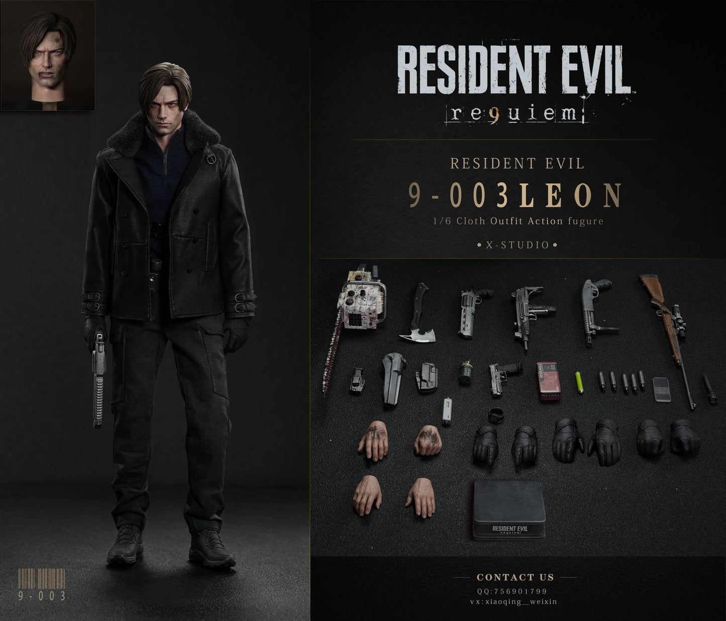 Pre-Order X-STUDIO - Bio 9-003 "Agent Kennedy " 1/6 Scale Cloth Outfit Action Figure
