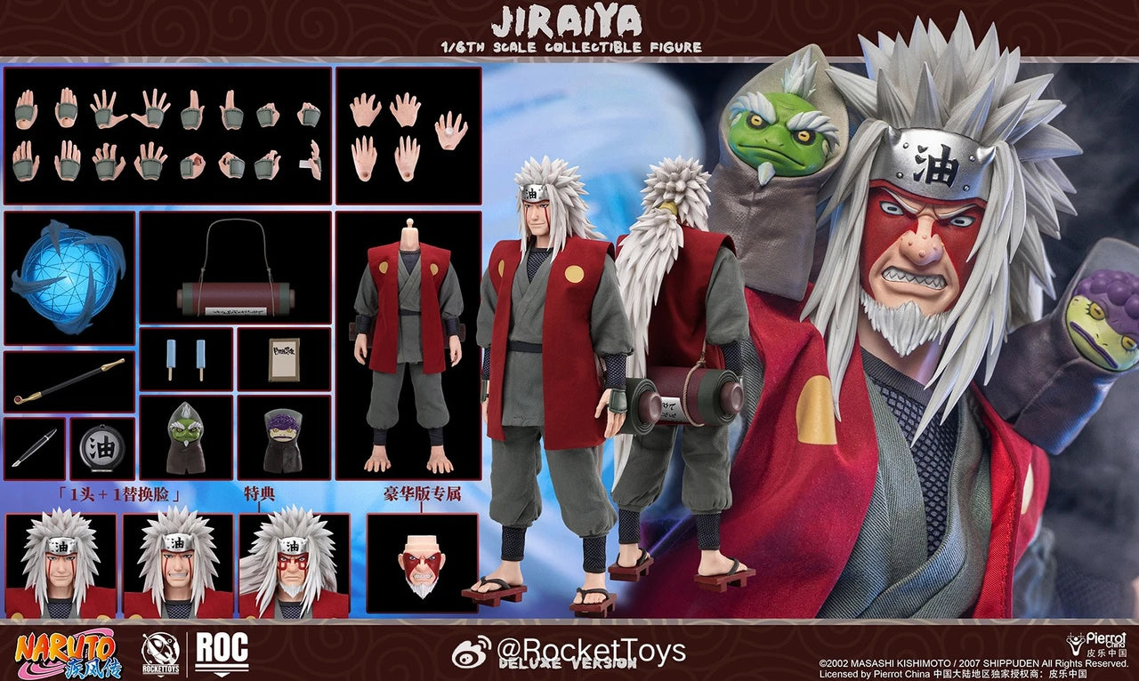 Pre-Order Rocket Toys ROC-020 - 1/6 scale NARUTO Jiraiya Collectible Figure (Deluxe Version)