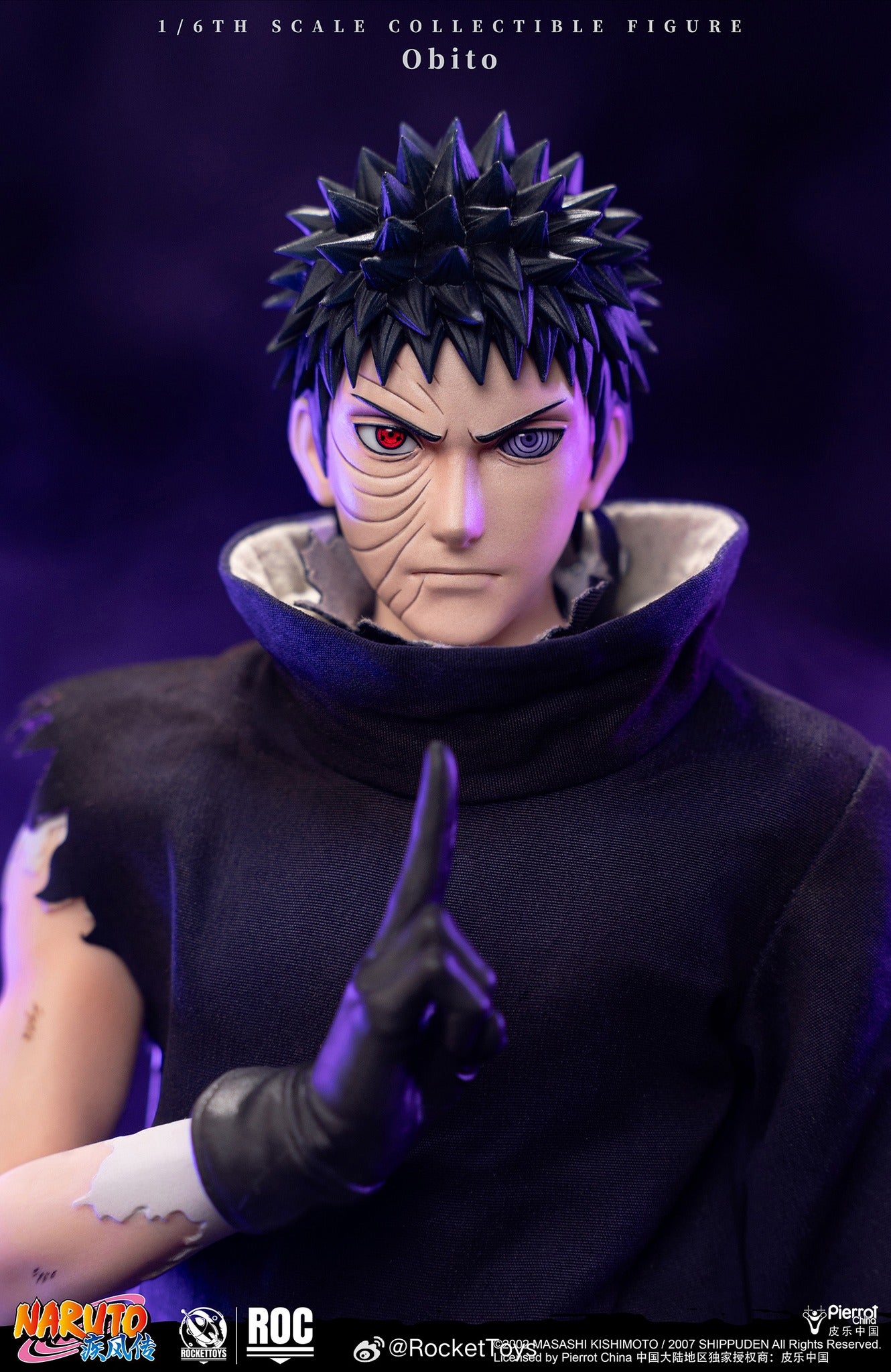 Pre-Order Rocket Toys ROC-022 - 1/6 scale NARUTO Obito Uchiha Collectible Figure
