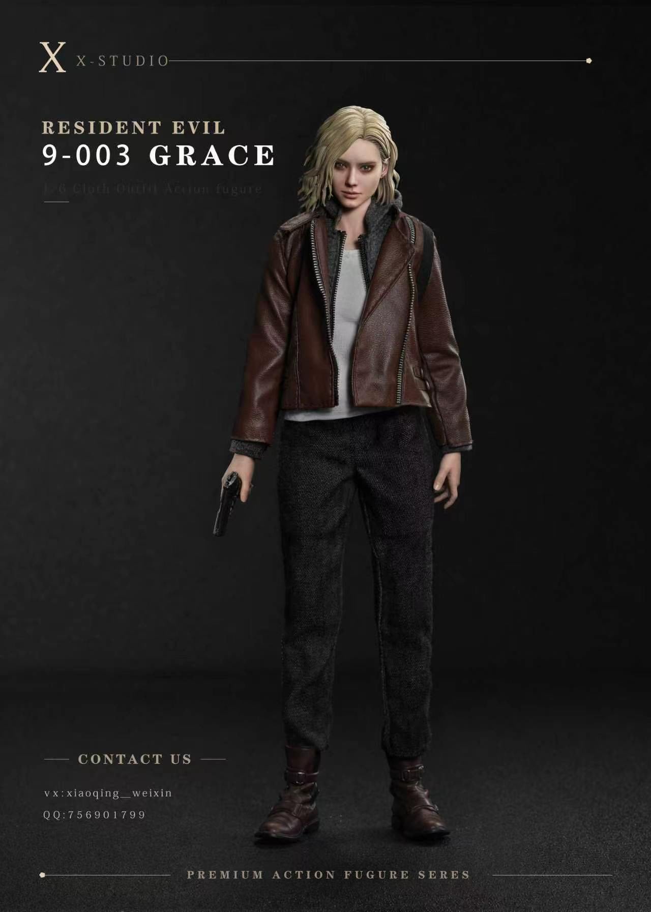 Pre-Order X-STUDIO - Bio 9-003 Female FBI 1/6 Scale Cloth Outfit Action Figure