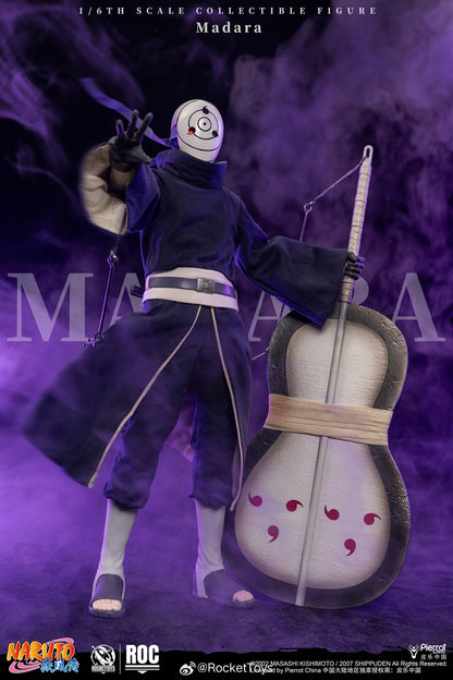 Pre-Order Rocket Toys ROC-021 - 1/6 scale NARUTO Madara Uchiha Collectible Figure (White Mask Version)