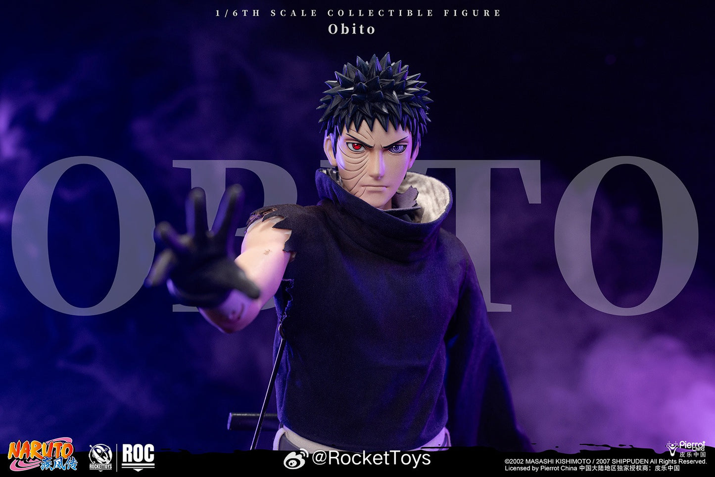 Pre-Order Rocket Toys ROC-022 - 1/6 scale NARUTO Obito Uchiha Collectible Figure