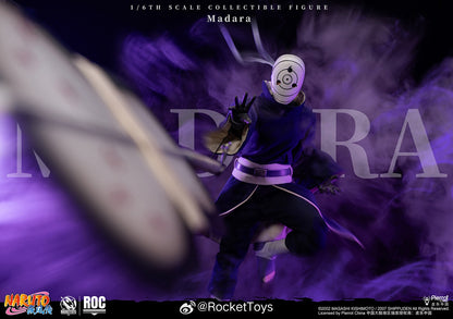 Pre-Order Rocket Toys ROC-021 - 1/6 scale NARUTO Madara Uchiha Collectible Figure (White Mask Version)