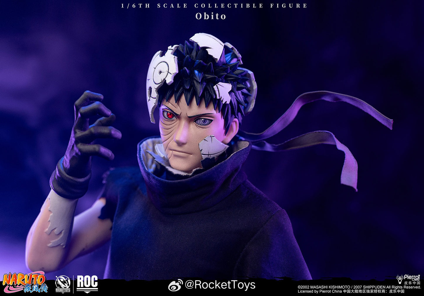 Pre-Order Rocket Toys ROC-022 - 1/6 scale NARUTO Obito Uchiha Collectible Figure