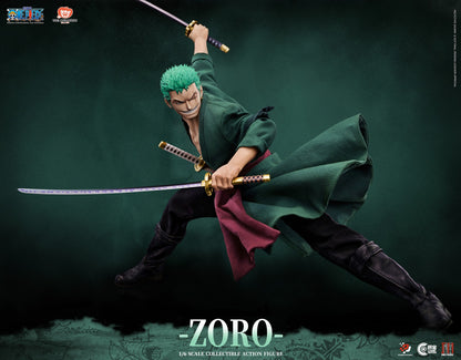 Pre-Order Pixel Poses - CosmicCreations × JIMEI PALACE - 《ONE PIECE》Roronoa Zoro 1/6 Scale Platinum Silicone Action Figure (Deluxe Version)