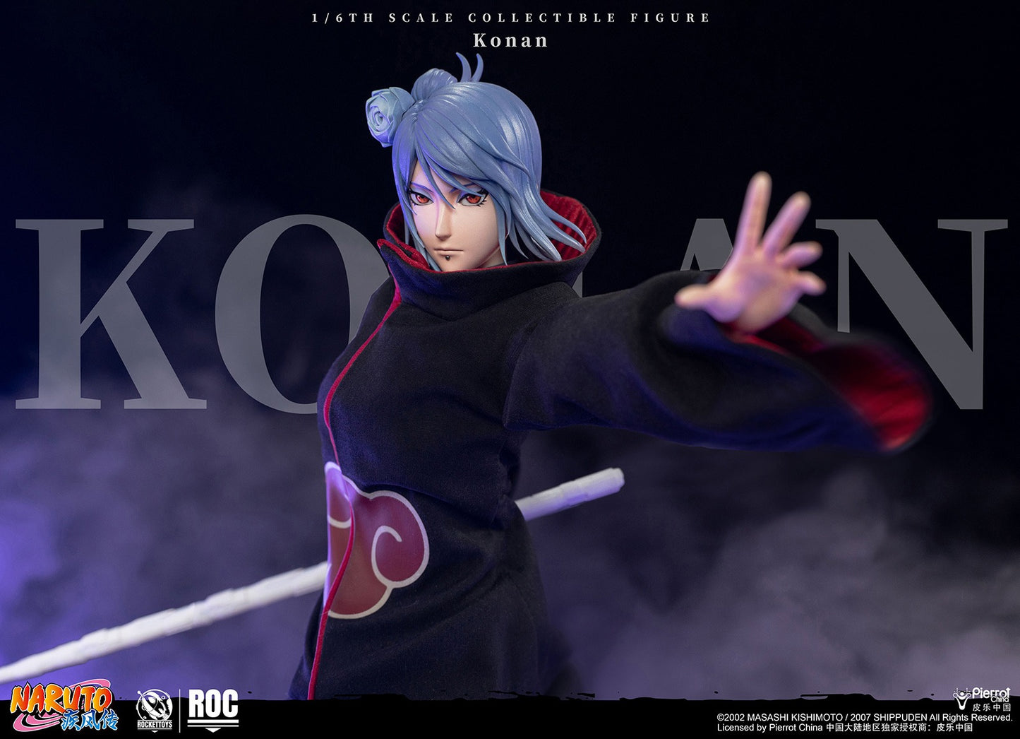 Pre-Order Rocket Toys ROC-023 - 1/6 scale NARUTO Konan Collectible Figure