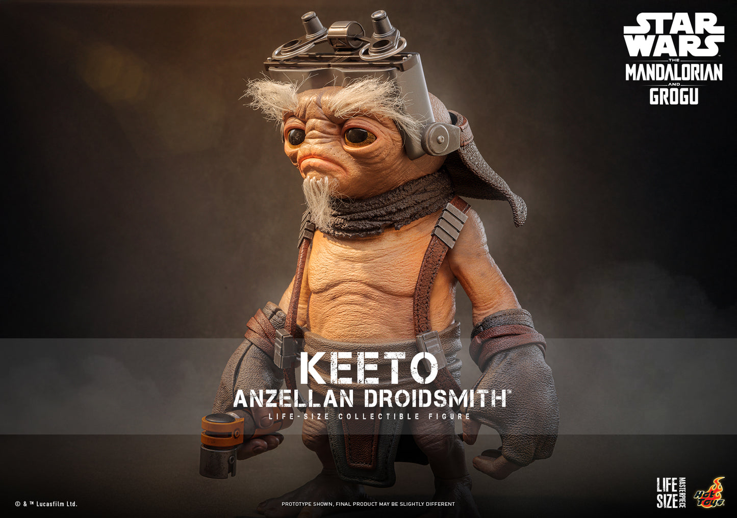 Hot Toys LMS018 Star Wars: The Mandalorian & Grogu - Keeto (Anzellan Droidsmith) Collectible Figure